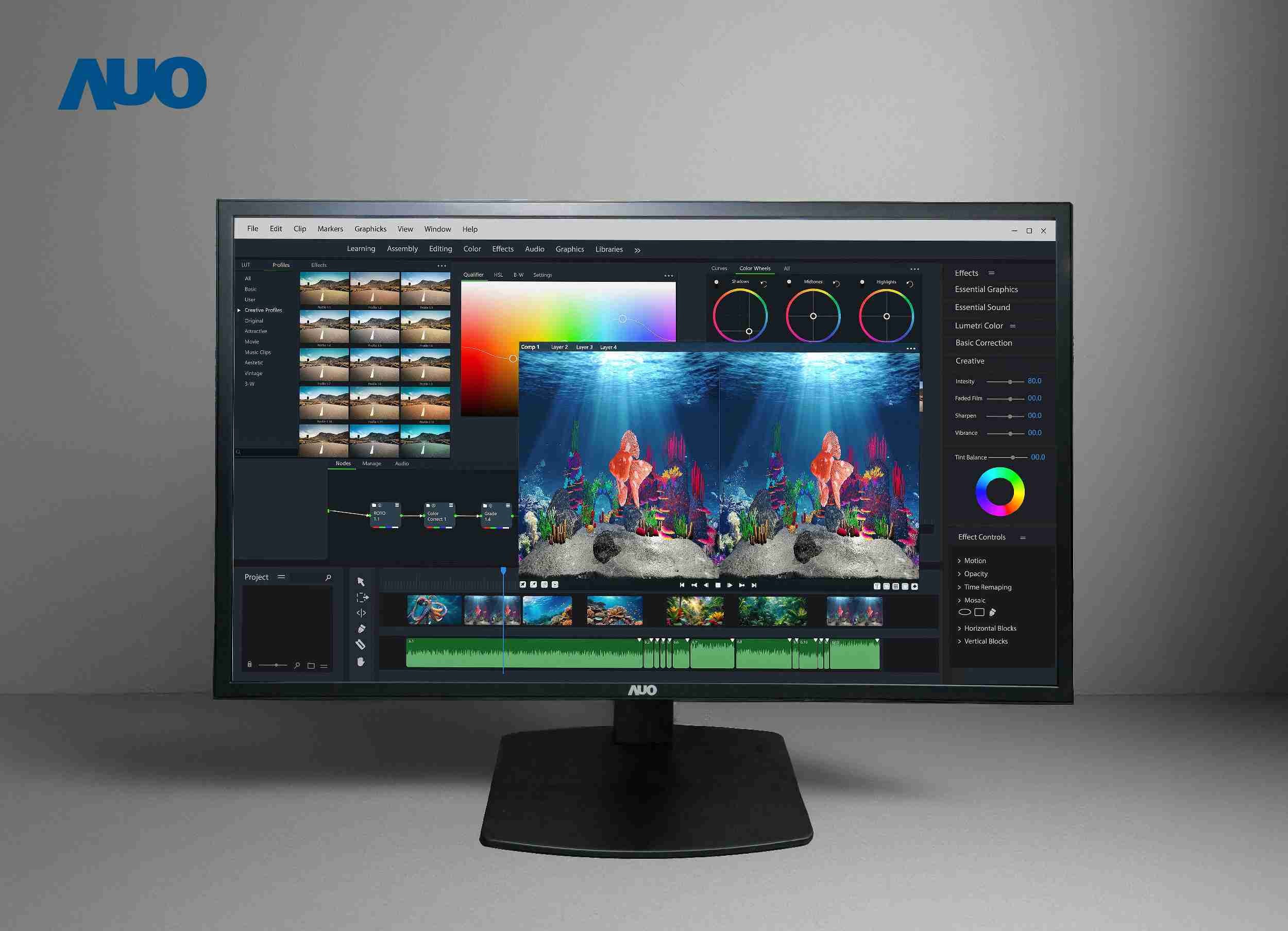NG大舞台开发32吋2D/3D专业桌上型显示器，，拥有8K4K超高分辨率，，，并以低串扰算法优化3D显示效果，，搭载自动眼球追踪功能，，，能实时调整3D图像，，，进行实时2D与3D无缝共存窗口，，，，提供图像设计工作者突破二维接口的崭新工作氛围与效率